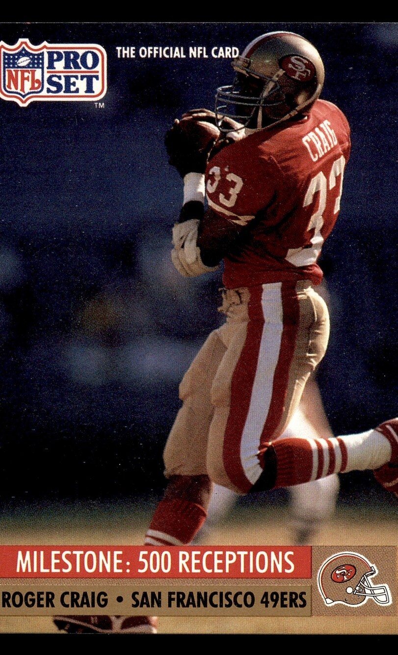 1991 Pro Set #21 Roger Craig Football Card San Francisco 49ers